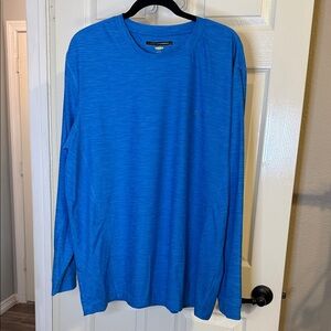 Greg Norman Collection Bright Blue Long-Sleeve Performance Tee
